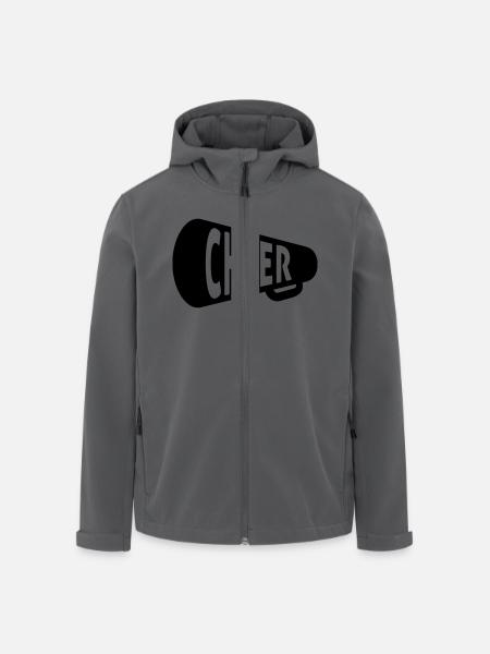 cheerleader - Recycelte Männer Softshell-Jacke von Stanley/Stella - Anthrazit