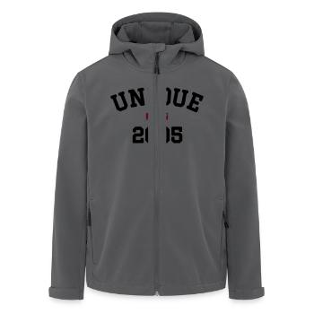 Unique Since 2005 - Recycelte Männer Softshell-Jacke von Stanley/Stella - Anthrazit - Vorne - AI Model Male 185 light (185cm)