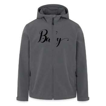 baby - Recycelte Männer Softshell-Jacke von Stanley/Stella - Anthrazit - Vorne - AI Model Male 185 light (185cm)