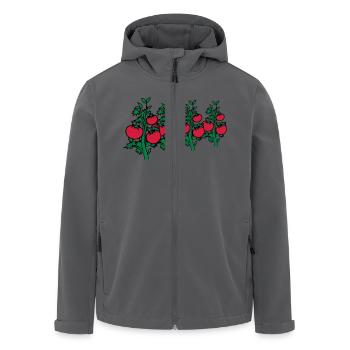 gemüse tomaten - Recycelte Männer Softshell-Jacke von Stanley/Stella - Anthrazit - Vorne - AI Model Male 185 light (185cm)