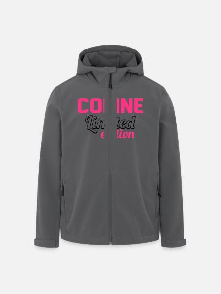 Ami / Copain / Copine / Voisin / Nourrice / Geek - Recycelte Männer Softshell-Jacke von Stanley/Stella - Anthrazit