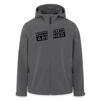 junggesellen abschied design - Recycelte Männer Softshell-Jacke von Stanley/Stella - Anthrazit - Vorne - AI Model Male 185 light (185cm)