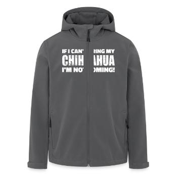Chihuahua - Recycelte Männer Softshell-Jacke von Stanley/Stella - Anthrazit - Vorne - AI Model Male 185 light (185cm)