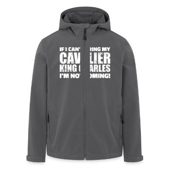 Cavalier King Charles - Recycelte Männer Softshell-Jacke von Stanley/Stella - Anthrazit - Vorne - AI Model Male 185 light (185cm)