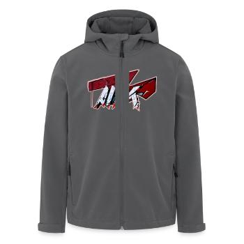 urban abstract graffiti - Recycelte Männer Softshell-Jacke von Stanley/Stella - Anthrazit - Vorne - AI Model Male 185 light (185cm)