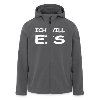 Eis - Recycelte Männer Softshell-Jacke von Stanley/Stella - Anthrazit - Vorne - AI Model Male 185 light (185cm)