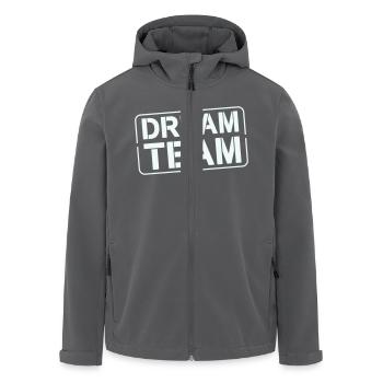 Dream Team - Recycelte Männer Softshell-Jacke von Stanley/Stella - Anthrazit - Vorne - AI Model Male 185 light (185cm)