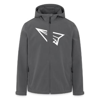 Papierflieger - Recycelte Männer Softshell-Jacke von Stanley/Stella - Anthrazit - Vorne - AI Model Male 185 light (185cm)