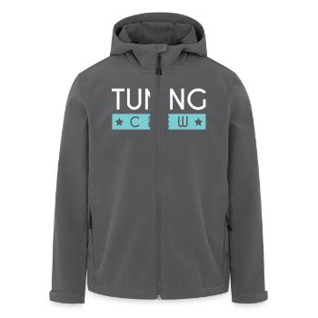Tuning Crew - Recycelte Männer Softshell-Jacke von Stanley/Stella - Anthrazit - Vorne - AI Model Male 185 light (185cm)