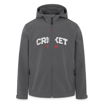 Cricket Team - Recycelte Männer Softshell-Jacke von Stanley/Stella - Anthrazit - Vorne - AI Model Male 185 light (185cm)