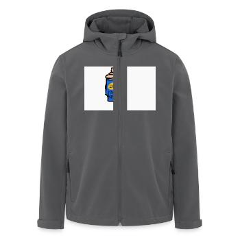 Hier sind wohl die feinsten Produkte - Recycelte Männer Softshell-Jacke von Stanley/Stella - Anthrazit - Vorne - AI Model Male 185 light (185cm)