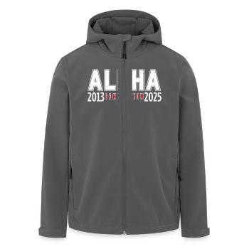 Die Alpha-Generation 2013-2025 - Recycelte Männer Softshell-Jacke von Stanley/Stella - Anthrazit - Vorne - AI Model Male 185 light (185cm)