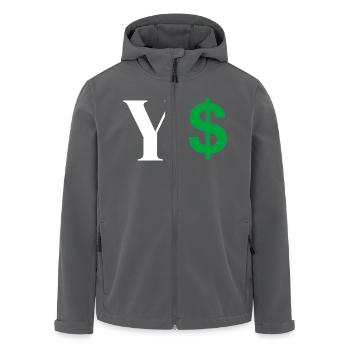 Buchstabe y Dollar - Recycelte Männer Softshell-Jacke von Stanley/Stella - Anthrazit - Vorne - AI Model Male 185 light (185cm)