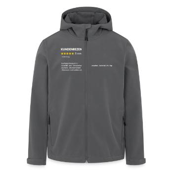 5 Sterne für Ehemann Lustige Ehemann Sprüche - Recycelte Männer Softshell-Jacke von Stanley/Stella - Anthrazit - Vorne - AI Model Male 185 light (185cm)