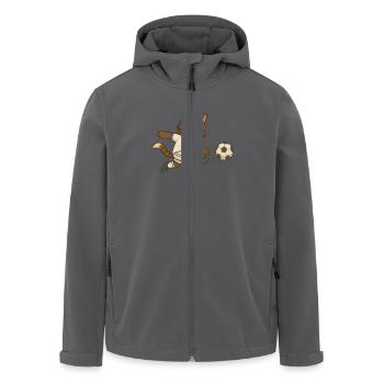 Madrid FUSS - Recycelte Männer Softshell-Jacke von Stanley/Stella - Anthrazit - Vorne - AI Model Male 185 light (185cm)