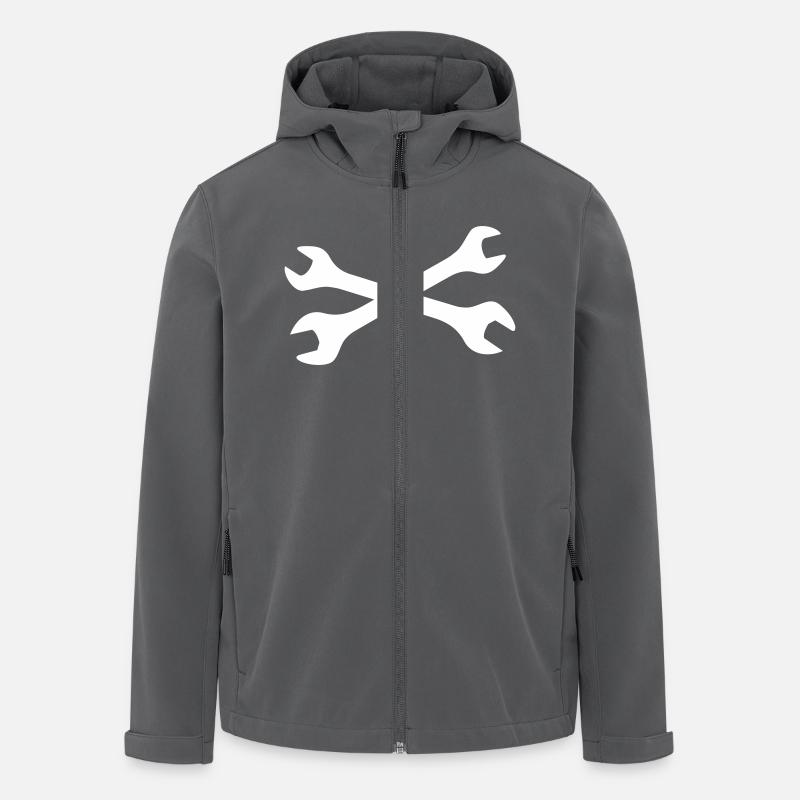 Tuning - Recycelte Männer Softshell-Jacke von Stanley/Stella - Anthrazit