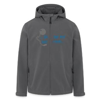 Kaufe mir meine letzten Drink .. - Recycelte Männer Softshell-Jacke von Stanley/Stella - Anthrazit - Vorne - AI Model Male 185 light (185cm)