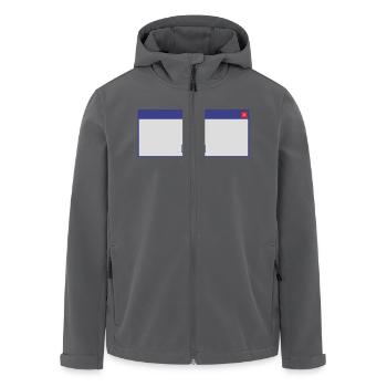 window_3colorok - Recycelte Männer Softshell-Jacke von Stanley/Stella - Anthrazit - Vorne - AI Model Male 185 light (185cm)