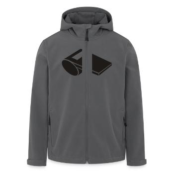 Pfeife - Recycelte Männer Softshell-Jacke von Stanley/Stella - Anthrazit - Vorne - AI Model Male 185 light (185cm)