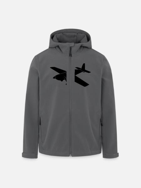Extra 300 - Recycelte Männer Softshell-Jacke von Stanley/Stella - Anthrazit