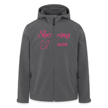 SHOPPING QUEEN - Recycelte Männer Softshell-Jacke von Stanley/Stella - Anthrazit - Vorne - AI Model Male 185 light (185cm)