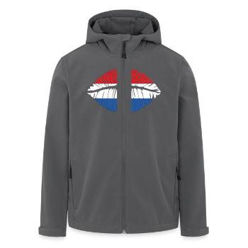 Kuss Niederlande - Recycelte Männer Softshell-Jacke von Stanley/Stella - Anthrazit - Vorne - AI Model Male 185 light (185cm)