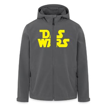 Das Wars - Recycelte Männer Softshell-Jacke von Stanley/Stella - Anthrazit - Vorne - AI Model Male 185 light (185cm)