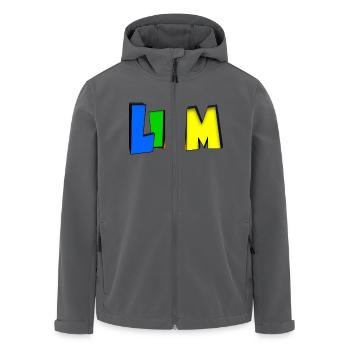 Liam - Recycelte Männer Softshell-Jacke von Stanley/Stella - Anthrazit - Vorne - AI Model Male 185 light (185cm)