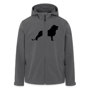 Braunschweiger Löwe - Recycelte Männer Softshell-Jacke von Stanley/Stella - Anthrazit - Vorne - AI Model Male 185 light (185cm)