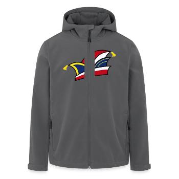 Karneval Prunkmütze - Recycelte Männer Softshell-Jacke von Stanley/Stella - Anthrazit - Vorne - AI Model Male 185 light (185cm)