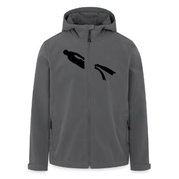 Diver freediving 2 - Recycelte Männer Softshell-Jacke von Stanley/Stella - Anthrazit - Vorne - AI Model Male 185 light (185cm)