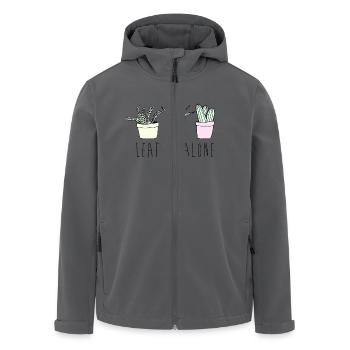 Blätter mich alleine - Recycelte Männer Softshell-Jacke von Stanley/Stella - Anthrazit - Vorne - AI Model Male 185 light (185cm)