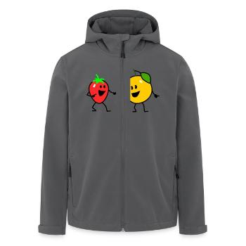 fruit salad one - Recycelte Männer Softshell-Jacke von Stanley/Stella - Anthrazit - Vorne - AI Model Male 185 light (185cm)