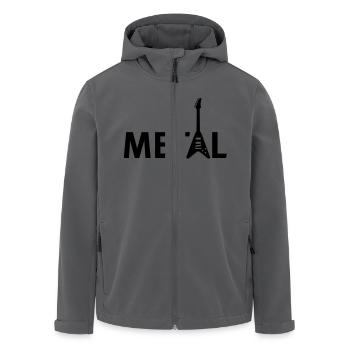 metallic - Recycelte Männer Softshell-Jacke von Stanley/Stella - Anthrazit - Vorne - AI Model Male 185 light (185cm)