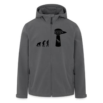 Alien Evolution - Recycelte Männer Softshell-Jacke von Stanley/Stella - Anthrazit - Vorne - AI Model Male 185 light (185cm)