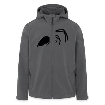 spider - Recycelte Männer Softshell-Jacke von Stanley/Stella - Anthrazit - Vorne - AI Model Male 185 light (185cm)