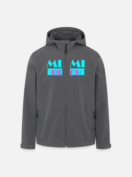 Miami Beach - Recycelte Männer Softshell-Jacke von Stanley/Stella - Anthrazit
