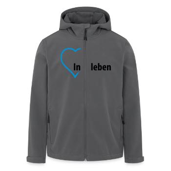 inselleben__f2 - Recycelte Männer Softshell-Jacke von Stanley/Stella - Anthrazit - Vorne - AI Model Male 185 light (185cm)