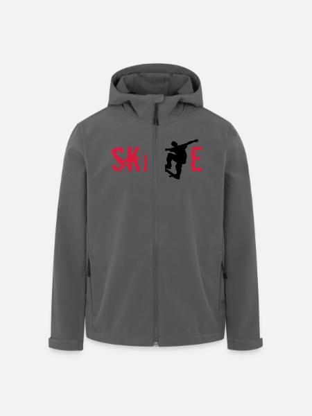 Skate - Recycelte Männer Softshell-Jacke von Stanley/Stella - Anthrazit