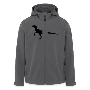 Dinosaurier - Recycelte Männer Softshell-Jacke von Stanley/Stella - Anthrazit - Vorne - AI Model Male 185 light (185cm)