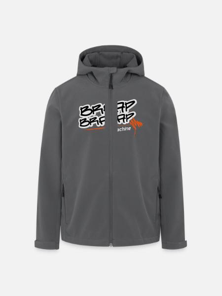 Braap braaap machine - Recycelte Männer Softshell-Jacke von Stanley/Stella - Anthrazit