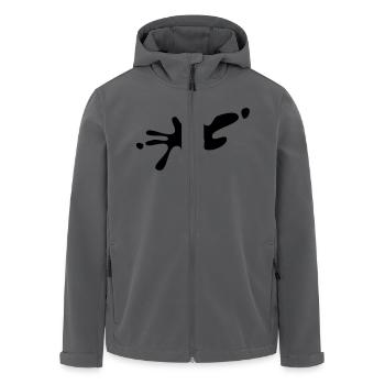 Fleck - Recycelte Männer Softshell-Jacke von Stanley/Stella - Anthrazit - Vorne - AI Model Male 185 light (185cm)