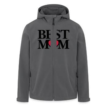 Best Mom - Recycelte Männer Softshell-Jacke von Stanley/Stella - Anthrazit - Vorne - AI Model Male 185 light (185cm)