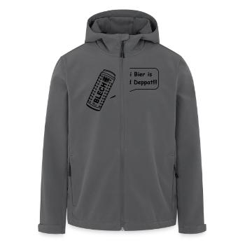 16erblechdeppertwiener - Recycelte Männer Softshell-Jacke von Stanley/Stella - Anthrazit - Vorne - AI Model Male 185 light (185cm)