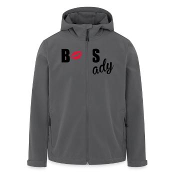 Boss Lady - Recycelte Männer Softshell-Jacke von Stanley/Stella - Anthrazit - Vorne - AI Model Male 185 light (185cm)