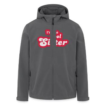 I'm the cool Sister - Recycelte Männer Softshell-Jacke von Stanley/Stella - Anthrazit - Vorne - AI Model Male 185 light (185cm)
