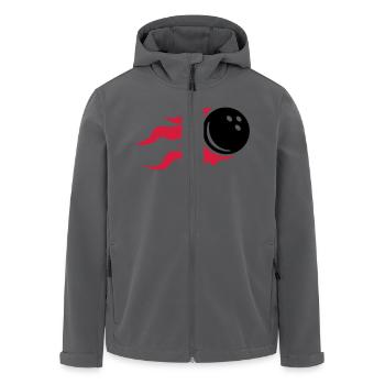 Bowling - Recycelte Männer Softshell-Jacke von Stanley/Stella - Anthrazit - Vorne - AI Model Male 185 light (185cm)