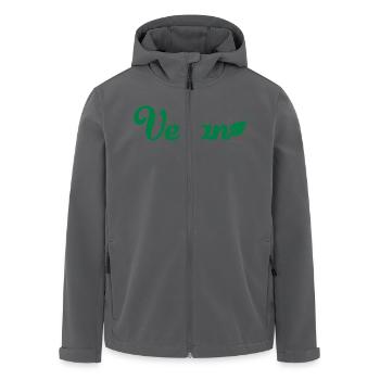 Vegan - Recycelte Männer Softshell-Jacke von Stanley/Stella - Anthrazit - Vorne - AI Model Male 185 light (185cm)