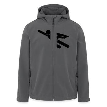 Superhelden - Recycelte Männer Softshell-Jacke von Stanley/Stella - Anthrazit - Vorne - AI Model Male 185 light (185cm)