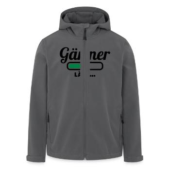 Gärtner - Recycelte Männer Softshell-Jacke von Stanley/Stella - Anthrazit - Vorne - AI Model Male 185 light (185cm)